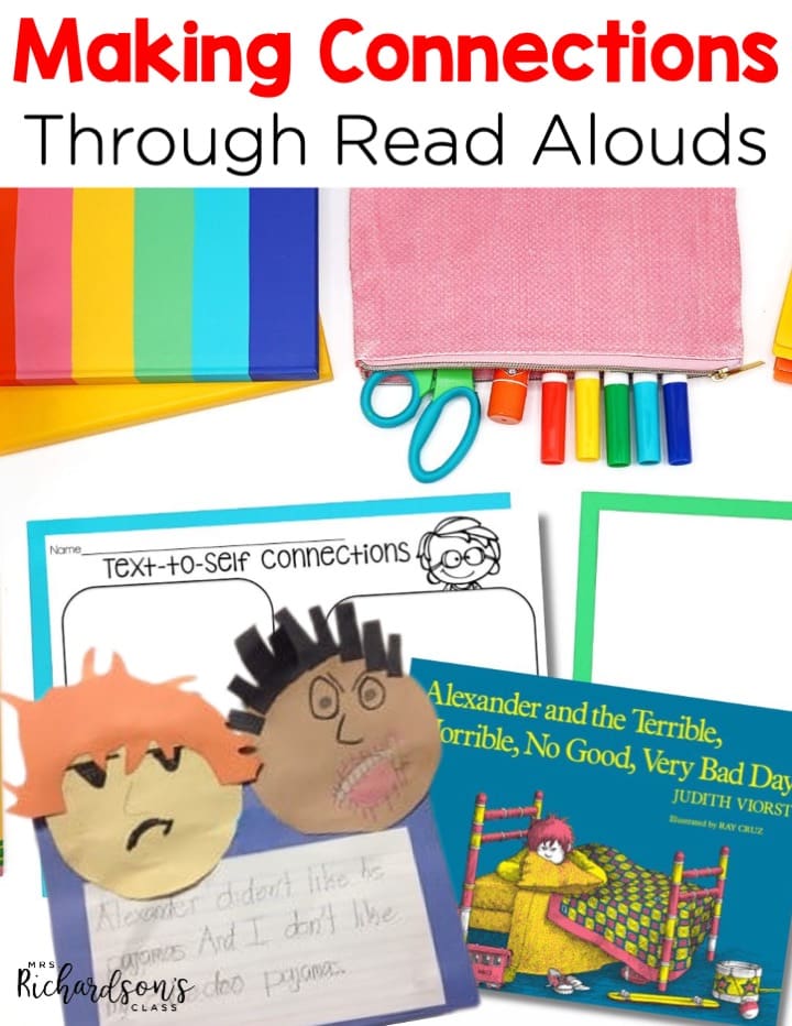 Teaching students how to make connections is one of the first skills I teach. Using interactive read alouds to do this is the perfect opportunity to engage learners and get them thinking!
