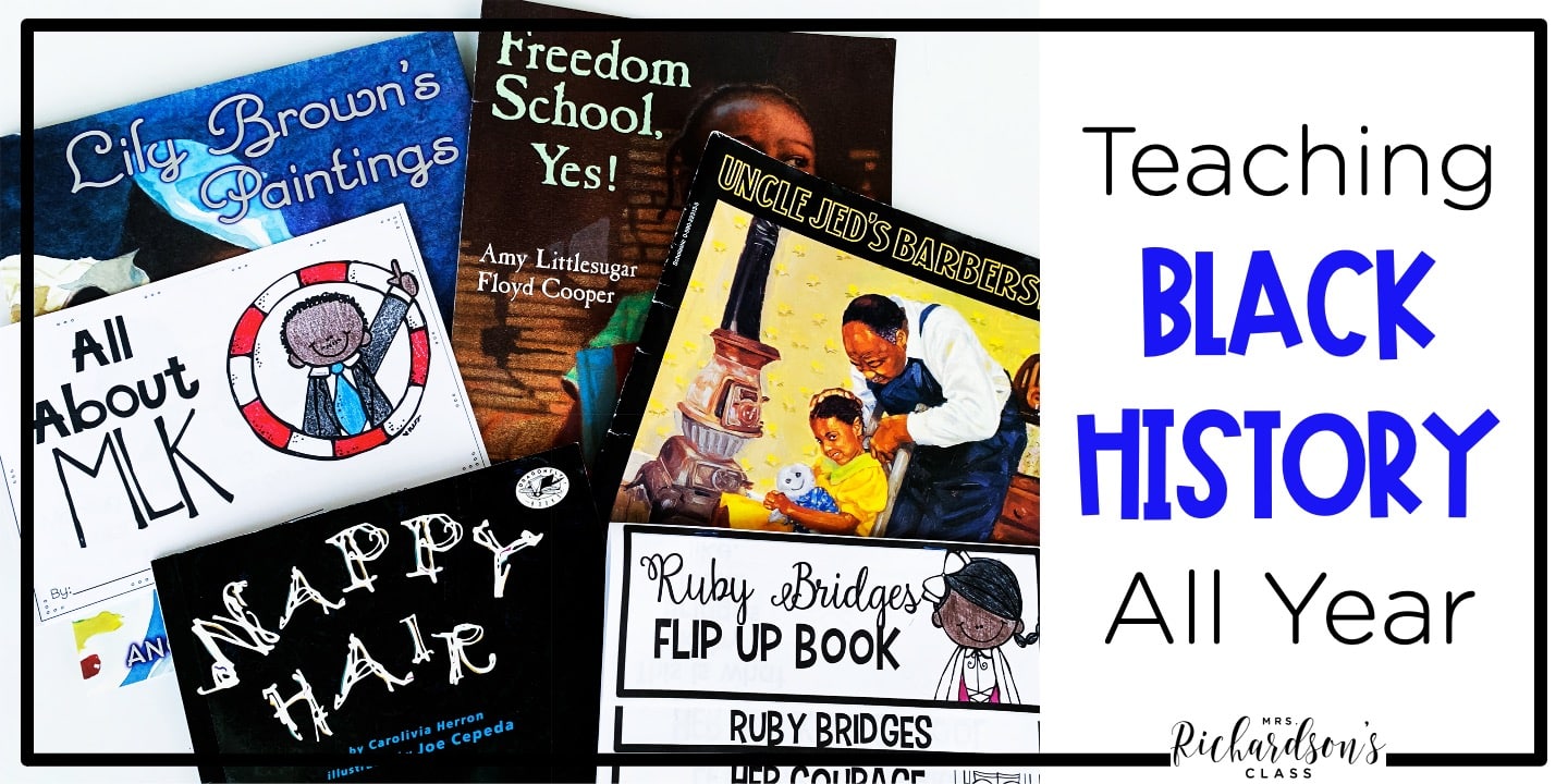 Are you looking for resources to start teaching about Black history all year? I have some great read alouds and simple engaging activities for your students as you talk about how beautiful the Black race and African culture is!