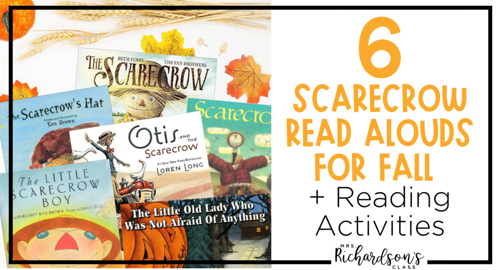 6 scarecrow read alouds with reading strategies to be taught