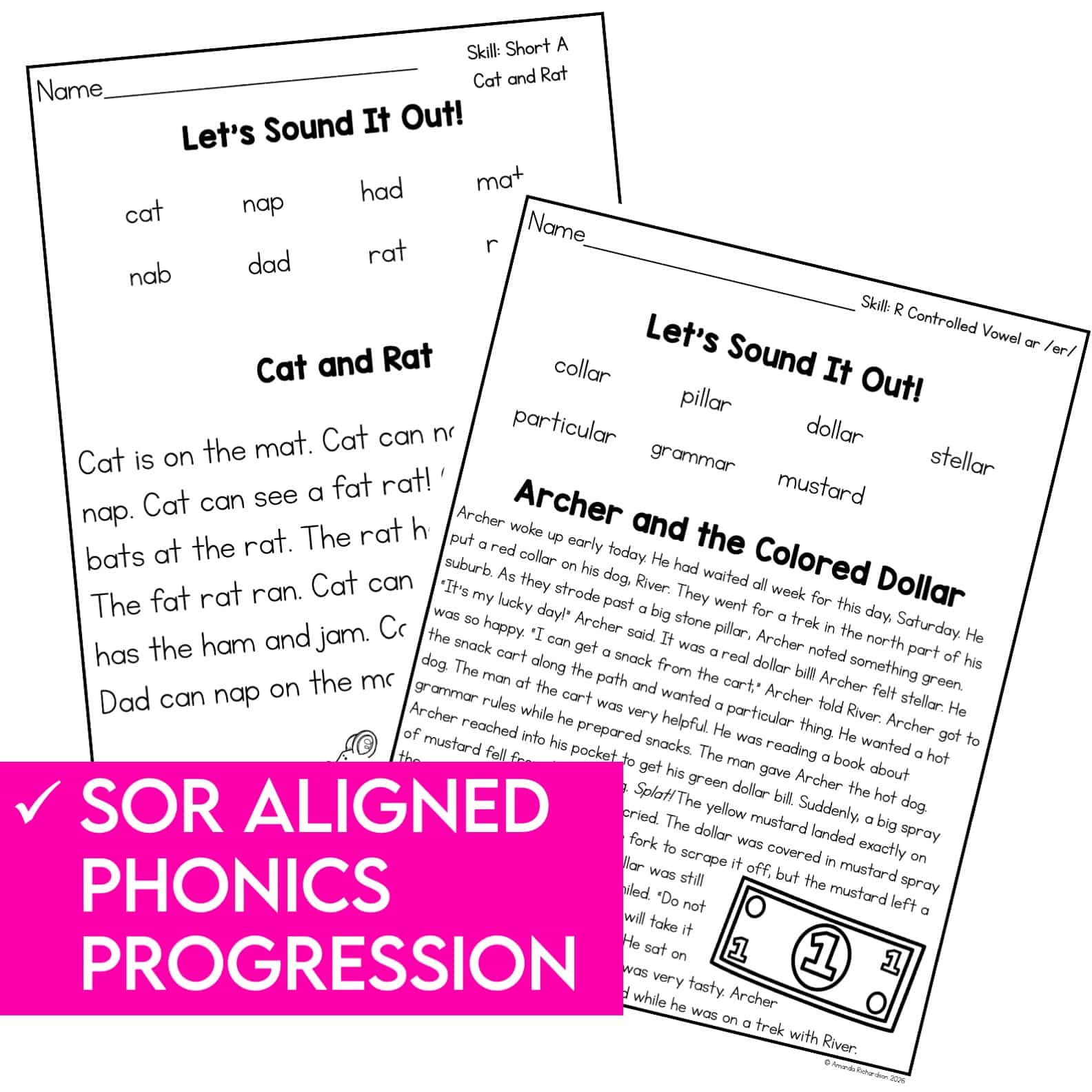 Decodable Passages BUNDLE ALL SKILLS - Image 2